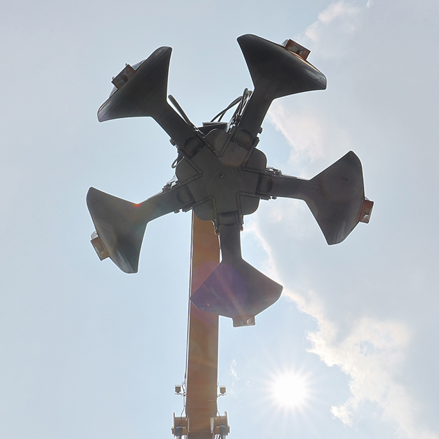 Grib med orange segment